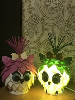 Детский ночник совушка, пингвинёнок