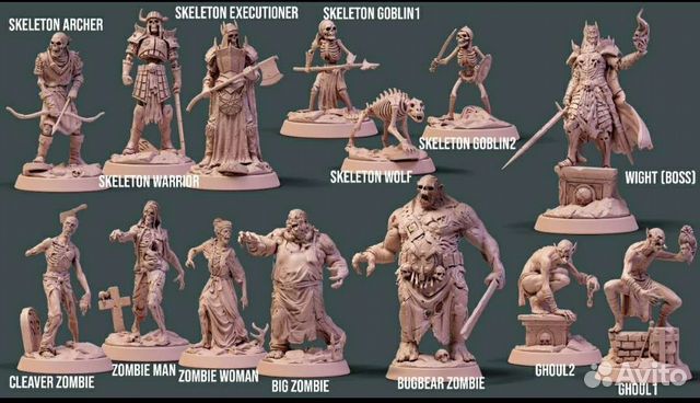 3D миниатюры для настолок и просто так