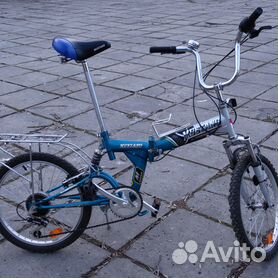 Велосипед складной двухподвес детский взрослый