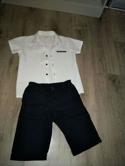 Костюм шорты и рубашка