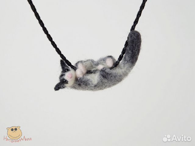 Кулон Летяга, Сахарный поссум ручной работы
