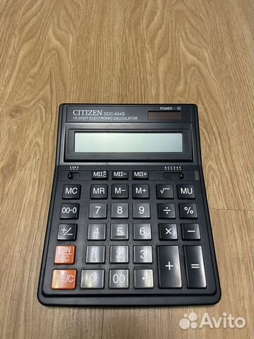 Калькулятор citizen sdc-444s