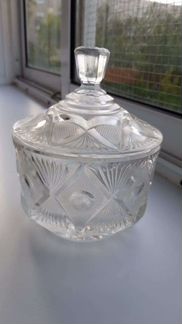 Конфетница хрустальная СССР