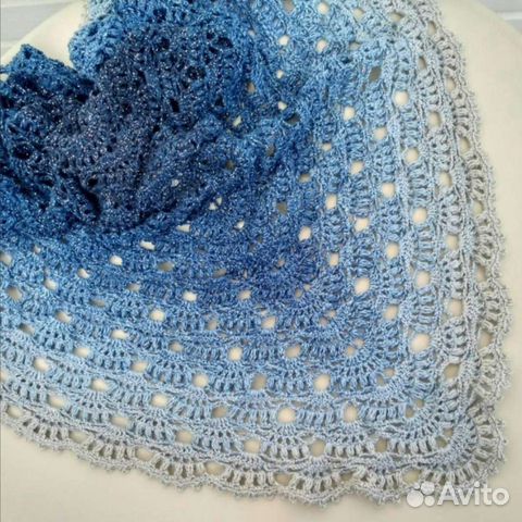 Бактус. Платок. Шаль. Ручная работа