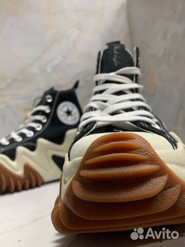 Кеды Converse x Rick Owens на тракторной подошве