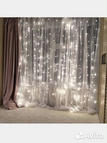 Гирлянда штора 3 х 3