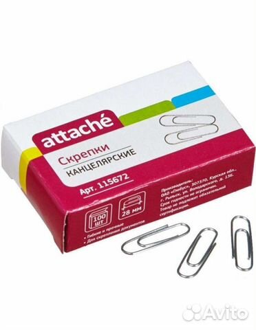 Скрепка канцеляркая