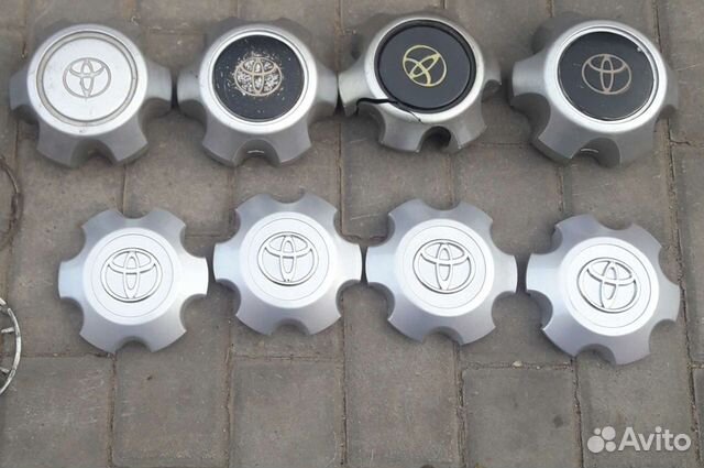 Колпачки на литые диски toyota