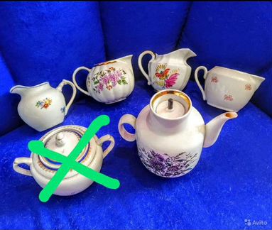 Хрусталь лфз Дулево Вербилки Молочник