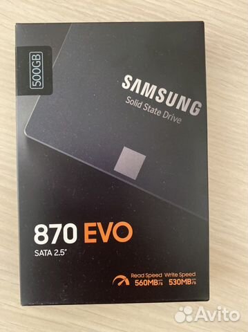 SSD накопитель Samsung 870 EVO 500 GB