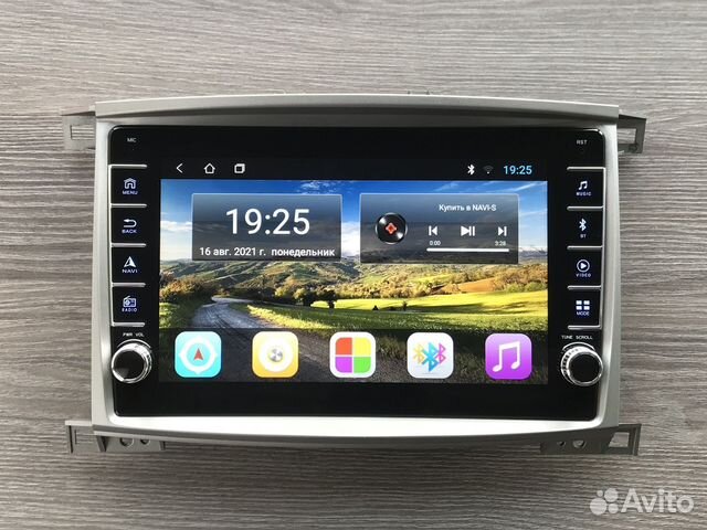 Магнитола Toyota LC 100 + физические кнопки