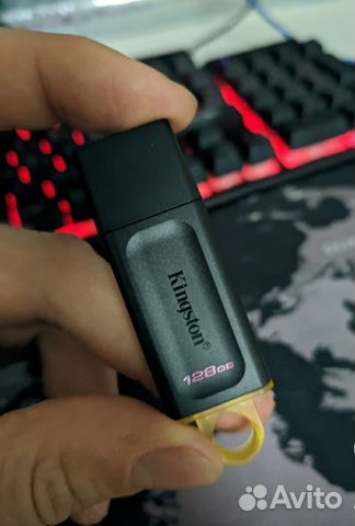 Флешка Kingston 128 Гб USB 3.2 Новая с Гарантией