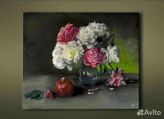 Картина маслом. Масляная живопись. Натюрморт
