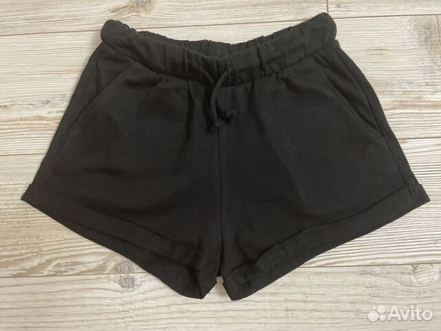 H&M шорты чёрные новое р.XS