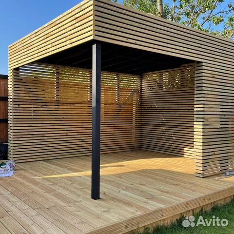 Деревянная пергола на заказ