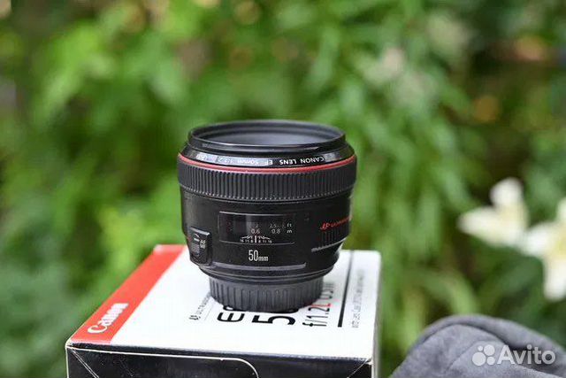 Объектив canon 50 1.2