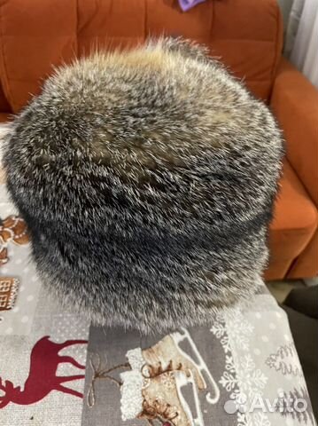Шапка из меха волка мужская