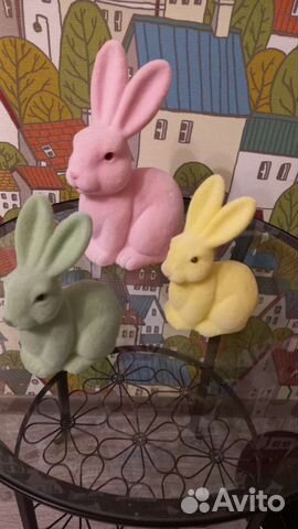 Зайчики для интерьера