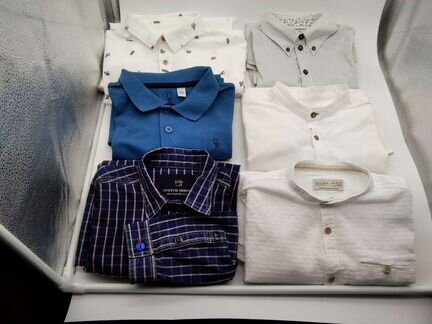 Фирменные рубашки и футболки для мальчиков, бу