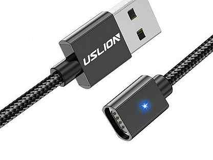 Магнитный USB-кабель Uslion 2 метра (новый)