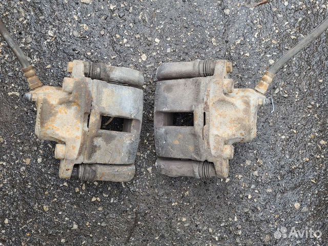 Суппорт тормозной передний renault logan