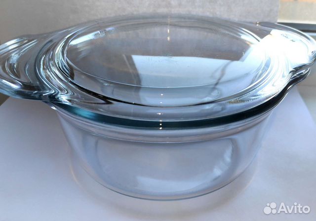 Кастрюля стекло (форма для запекания) Simax 1,5л