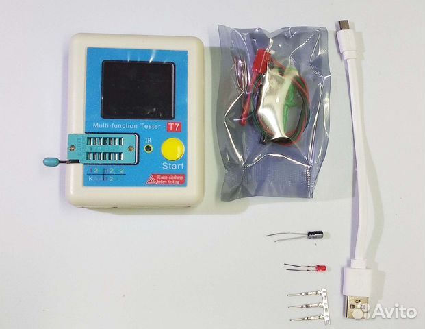 Тестер радиодеталей T7/TC1 ESR RLC