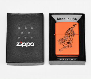 Зажигалка Zippo 231 Tiger Оригинал Новая
