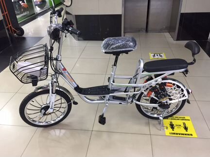 Электровелосипед c дополнительным акб