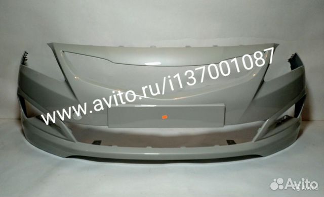 Бампер Hyundai Solaris цвет Бежевый