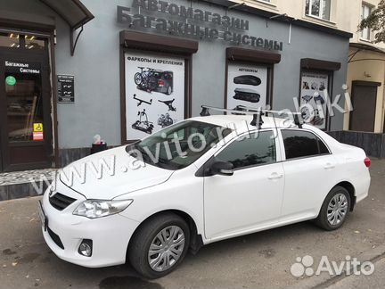 Багажник Атлант на крышу Toyota Corolla