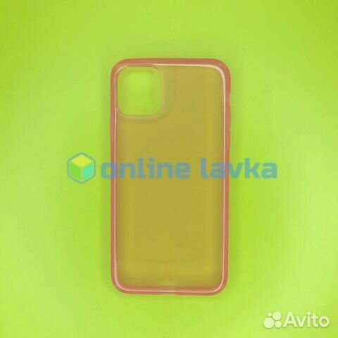 Чехол силикон цветной для iPhone 11 Pro Max розовы