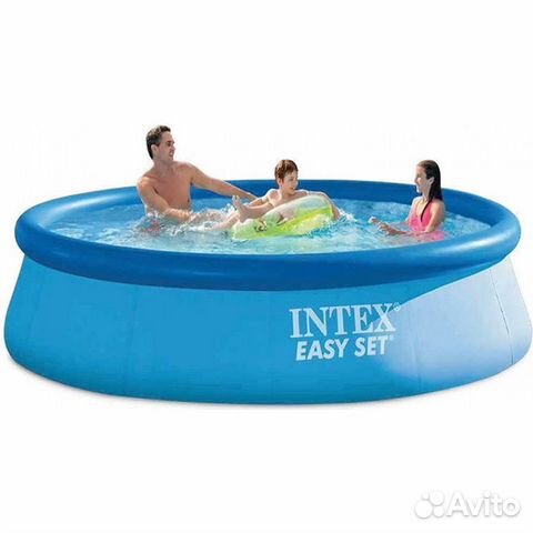 Надувной бассейн Intex 396*84 см Новый