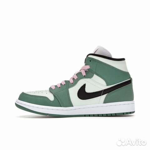 Кроссовки Air Jordan 1 Mid Dutch Green (W)