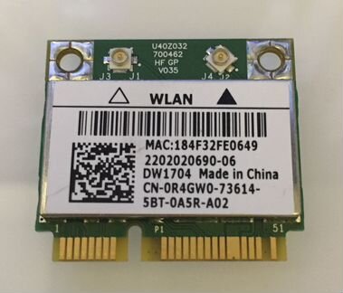 Wi-Fi модуль Dell Wireless 1704 (DW1704)