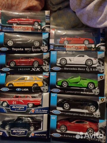 Коллекция моделей машин 1:43