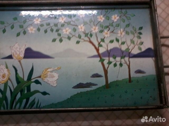 Продаю антикварный поднос