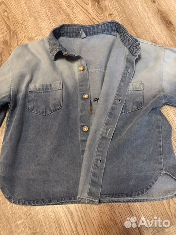 Рубашка джинсовая новая