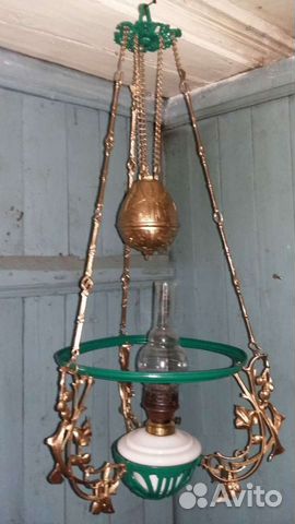 Люстра керосиновая