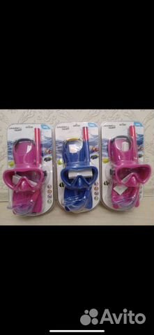 Детский набор для плавания(маска+трубка+ласты)