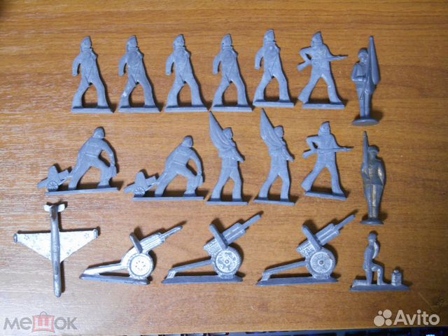 Солдаты Матросы Пехотинцы Техника Олово много