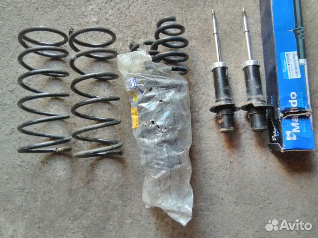 Комплект пружин и передние амортизаторы