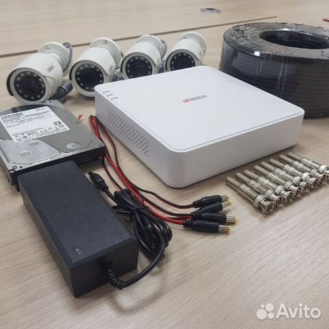 Комплект видеонаблюдения 2 камеры и регистратор от