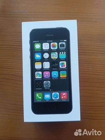 Коробка от iPhone 5s