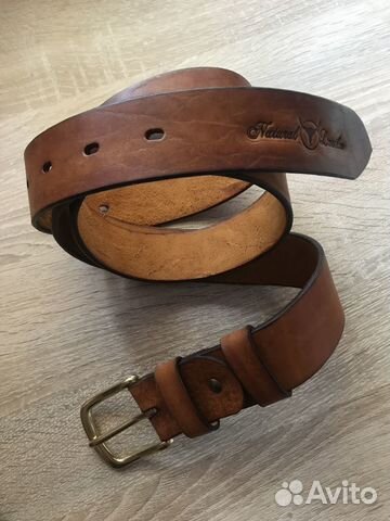 Ремень кожаный ручная работа