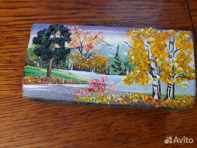 Шкатулка из натурального камня