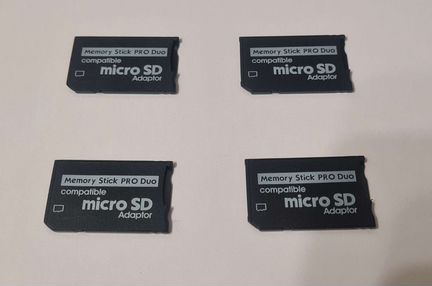 Переходник Ms pro duo на micro sd