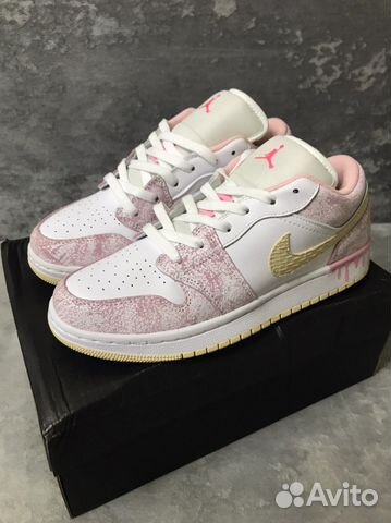 Кроссовки Nike Air Jordan 1 Low Paint Drip