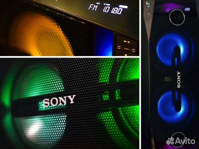 Колонка sony GTK X1BT + светомузыка