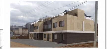 Таунхаус 140 м² на участке 2 сот.